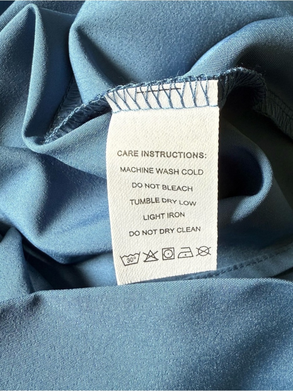 Slate Blue Wrap Dress Lightweight Sleeveless Knee Length Size XS New With Tag - Picture 15 of 16